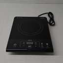 Mueller RapidTherm Portable Induction Cooktop, 1800W Hot Plate Electric Stove Top Burner. 8 Temp Levels, Auto-Off & Pot Detection, LED Display, Child Lock, 4 Programs, Burners for Cooking