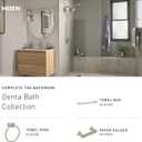 Moen Genta LX Modern Single Kitchen or Bathroom Towel Bar, 24-Inch, Brushed Nickel, BH3824BN