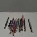 12 PCS 2 in 1 Stylus Ballpoint Pen with Stylus Tip, 1.0 mm Black Ink Metal Pen Stylus Pen for Touch Screens (Mixed Color)