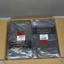 Party Solids Black Tablecloths for Rectangle Tables 48 Pack Plastic Table Cloth Disposable 54" X 108" Black Table Cloths Rectangle Tablecloth Plastic Tablecloths Rectangular for Party Supplies