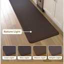 Color&Geometry Antifatigue Kitchen Mat for Floor 20x39-3/4 In Thick, Brown