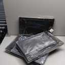 Attelite Shoe Box,Set of 6,Stackable Plastic Clear Shoe Box Organizer with Magnetic Door,Shoe Storage Box Thicken Sturdy,Easy Assembly,Fit up to US Size 12,Black (XL-6-pcs)