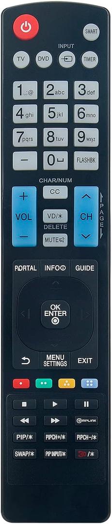 AKB73755451 Replacement Remote Compatible with LG TV 43UV770HUA 43LX770H 49LX770H 55LX770H 65LX770H 40LX774H 43LX774H 49LX774H 55LX774H 49UX970H 55UX970H 65UX970H 79UX970H 40LX770H-UA 43LX770H-UA