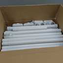 Goovilla Room Divider for Room Separation, Tension Curtain Rods No Drilling, 4-10ft(H) 28-114inch(W) Adjustable Temporary Privacy Wall Divider, Heavy Duty Freestanding Space Partition Separator, White
