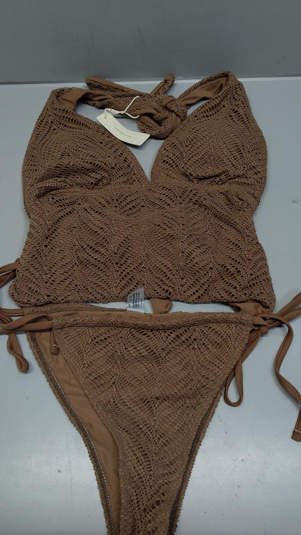 Swimwear by Seamolly, Brown Swimwear,L