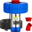 Pond Fountain Aerator with Lights RGB Light 1HP 750W 110V Fountain