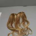 Halo Hair Extensions Real Human Hair Invisible Wire Extensions with Transparent Fish Line Adjustable Size Golden Brown & Bleach Blonde 20 inch