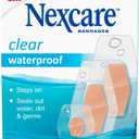 Nexcare Waterproof Clear Bandages, Covers And Protects, Assorted Sizes, 3 Packs, 150 Count
