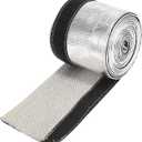 Car Heat Shroud 5/8" ID 10ft Aluminized Sleeving Insulated Shield Sleeve Heat Wire Shield Sleeve for 5/8" OD Fuel Lines Heat Protection Auto Replacement Parts
