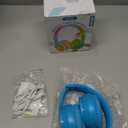 MIDOLA Kids Headphones Bluetooth 5.4 Wireless 68H Play Time Volume Limit 85/94dB Over-Ear Foldable Headset,with Wired Aux Built-in Mic Lightweight for Toddler Child Pad Tablet Blue