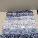 OLANLY Bathroom Rugs Mat 30x20, Extra Soft Absorbent Microfiber Bath Rugs, Rubber Backing, Quick Dry, Machine Washable Bath Mats for Bathroom Floor, Tub and Shower, Home Decor Accessories, Navy