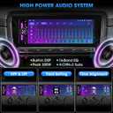 Wireless Single Din CarPlay Stereo: 6.5 Inch Wireless Android Auto Touchscreen Radio for Car - Bluetooth Incell Display 300W 4.2 CHN 2 Subwoofer Outputs USB Type-C Fast Charge SWC