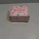 MAGIMUSE Crochet Kit for Beginners, Crochet Starter Kits for Adults Amigurumi Craft Knitting Crocheting Kits with Step-by-Step Video Tutorials, Mushroom Family(40%+ Yarn