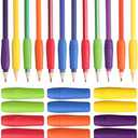 Mr. Pen- Pencil and Pen Grips, Colorful, 12 Pack, Pencil Grips for Adults, Rubber, Ergonomic, Pen Gripper