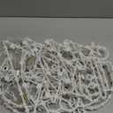 4 Pack Christmas Window Silhouette LED Lights Decorations, Santa Claus, Xmas Trees, Candy Cane, Snow Man Christmas Window Light Decorations with 50 Bulbs for Holiday Wall Door Glass Decorations