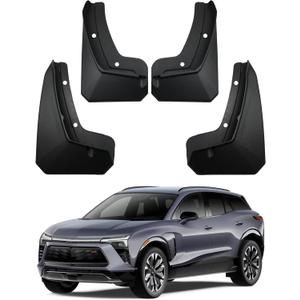 Mud Flaps Compatible with Chevrolet Blazer EV Accessories 2026 2025 2024 Splash Guards All Weather Fender Guard Mudguards Sediment Protection No Need to Drill Holes NOT FIT SS Models