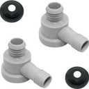 2Sets 179-1266 Power Brake Booster Vacuum Check Valve Kit, Grey, Comes with Grommet
