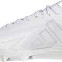 adidas Men's Adizero Electric Football Sneakers (7, White/Silver Metallic/White)