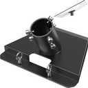 Starlink Pipe Adapter, 360 Adjustable Carbon Steel Starlink Pole Mount Fits 1 to 1.4, Starlink Mount for Starlink Standard Dish V3 (Pipe Not Included)