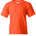 Gildan Unisex-Child Gildan Youth Heavy Cotton T-Shirt, Style G5000b, 1 Count, Medium, Orange 