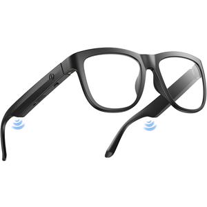 Bluetooth Smart Glasses,Blue Light Blocking Glasses for Men and Women ,Built-in Mic & Speakers,Smart Wireless Headphone Glasses for Office/Work Blue Light Filtering, Voice Control,Unisex, Anti-blue light lenses