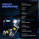 Marsauto 194 LED Bulbs T10 168 192 2825 W5W Replacement Bulbs for Interior Dome Map License Plate Lights Door Courtesy Trunk Lamp 480LM 6000K Xenon WhitePack of 10