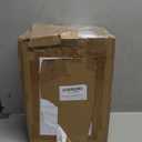 Solar Garden Statues Resin Loving Highland Cow Umbrella Lights Outdoor Decor Gifts for Yard, Patio Decorations (Brown)