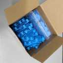 Lothee 100 Pcs Blank Cattle Ear Tags Large Plastic Precision Animal Identification Blank Livestock Ear Tags for Cattle Cow Horse Dog Pig Goat Sheep Farm Management (Blue)