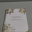 Beautiful Greenery Wedding Planner Book and Organizer - Enhance Excitement and Makes Your Countdown Planning Easy - Unique Engagement Gift for Newly Engaged Couples, Future Brides and Grooms