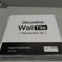 Art3d 100-Pieces Peel and Stick Stainless Steel Backsplash Self-Adhesive Metal Tiles, 3" x 6" Subway Stove Backsplash (Not Magnetic)