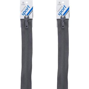 C&C Separating Molded Zipper - 2 Pack of 26 Inch Zippers - Stone