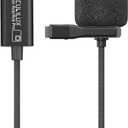 Cubilux MLC-19 Microphone Compatible with Insta360 Ace and Ace Pro, Clip-On Lavalier Lapel MIC for Ace/Ace Pro Action Camera, 5 Feet
