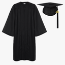 Newrara Graduation Gown Cap Tassel Set Size 45