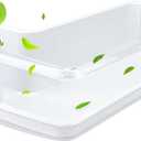 Upgraded DA97-11483A Refrigerator Door Bin Compatible with Samsung Refrigerator Left Lower Door Shelf RFG297HDRS, RFG298HDRS, RFG297HDBP, RFG297HDWP, RFG29PHDRS etc, Replace PS4176339 Door Shelf Bin