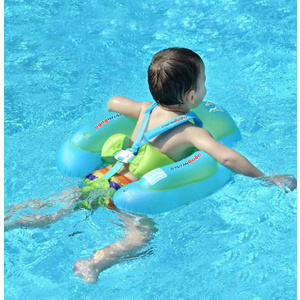 Swimbobo Baby Swimming Float Kids Inflatable Swim Ring with Safety Support Bottom Swimming Pool Accessories XL