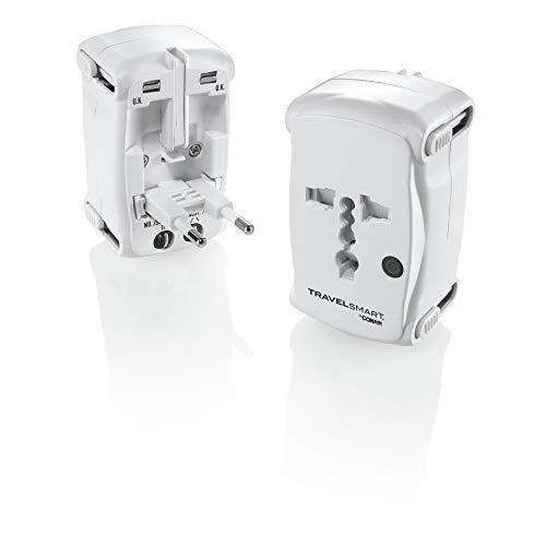 Conair Universal Travel Adapter, European Travel Plug Adapter with Surge Protection, All-in-One Worldwide Travel Adapter, And Worldwide Adapter