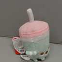 GUND Pusheen Boba Tea Cup Plush Cat Stuffed Animal for Ages 8 and Up, Green/Pink, 6