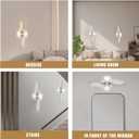 24 inch Aluminum Modern LED Wall Light Fixtures 3 Color White