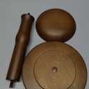 CHADWICK Vintage Style Hat Rack Stand, Rustic Brown Hat Display Stand Wood, Hat Rack Tabletop Cap Organizer and Display Rack, Wig Holder Cowboy Hat Rack Hat Organizer for Closet, Home Decor (Medium, Bronze)