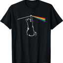 Playing with Light Cat Gift Men Kids Women Funny Cat T-Shirt