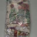 OWENIE Crushed Sheer Curtains 84 Inches Long 2 Panels Set, Sheer Floral Curtains Printed Drapes on Sheers for Living Room Bedroom, Rod Pocket Light Filtering Window Sheers (2 Panels, 51" x 84") (Multi Color)