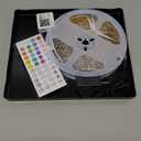 100 FT LED Lights For Bedroom, with 44 Key Infrared Remote Control And Bluetooth Application Smart LED Strip Lights, Music Synchronous Color Changing Light Strip, Used For Room, Kitchen Party Decoration