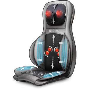 COMFIER Shiatsu Neck Back Massager with Heat, 2D ro 3D Kneading Massage Chair Pad, Full Body Massage Pad, Gifts for Dad Mom
