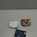 wegreeco Washable Female Dog Diapers Highly Absorbent Reusable Diapers for Dog in Heat Period, 3 Pack (Chrysanthemum, Small) (Small (Newborn-10.5" Waist))