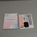 MOKAST 4G Kids Smart Watch for Boys Girls, Kid Watch Phone Ages 4-12 with Call, GPS, SOS, Video Call, Games, Camera, Alarm, Touchscreen Smartwatch for Children Birthday Gift (Includes SIM Card), Pink