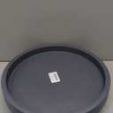 14.2 Inch Planter Caddies Rolling Saucer Caddy with Wheels, Heavy Duty Wheeled Stand for Potted Plant, Round Coaster Roller Base Tray with Casters, Flower Pot Dolly Holder for Indoor Outdoor (Gray)