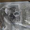 Arc Floor Lamp, Modern Floor Lamp for Living Room with Adjustable Head, Tall Pole Lamp with On/Off Pedal Switch, Over Couch Arched Tall Standing Light for Reading, Bedroom, Office (Silver)