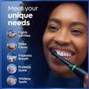 Oral-B Rechargeable Electric Toothbrush, iO5 Limited Deep Clean & Whiten, 5 Cleaning Modes, Visual Pressure Sensor to Protect Gums, Travel Case, 3 Brush Heads, Black