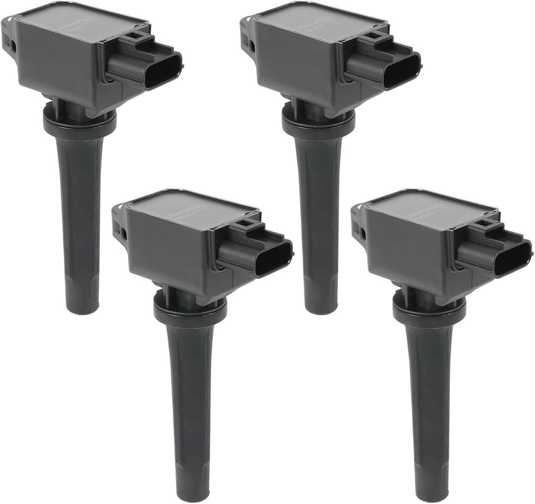 JDMSPEED Set of 4 UF656 Ignition Coil Pack Compatible with 2012-2023 Mazda 3 Sport 6 CX-5 MX-5 CX-9 2.0L 2.5L l4 Replaces# UF805 UF656T C857