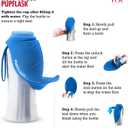 PupFlask Large Dog Water Bottle | 27 or 40 OZ Stainless Steel | Convenient Dog Drink Dispenser | Puppy Travel Water Bowl | Portable Pet Hydration Bottle | Leak Proof | Perfect Size For All Breeds